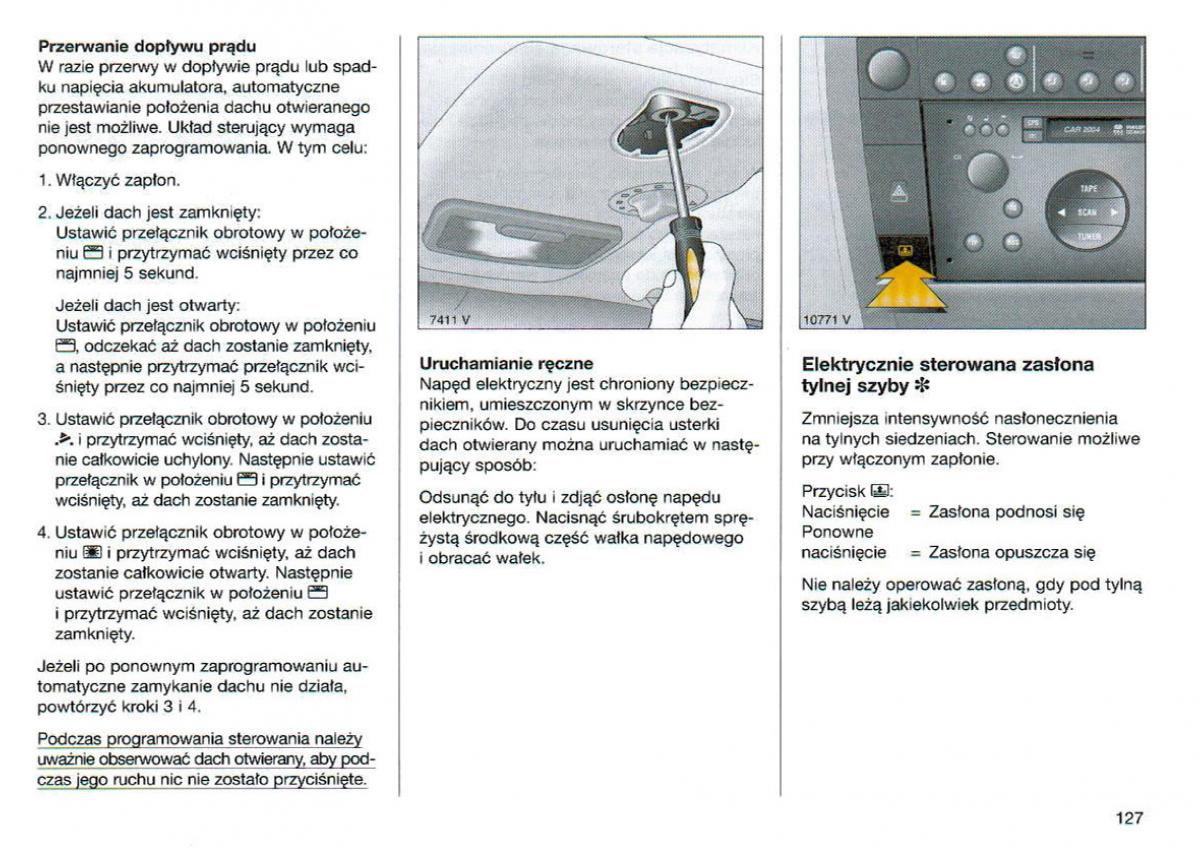 Opel Omega Vauxhall Omega B FL instrukcja obslugi / page 128