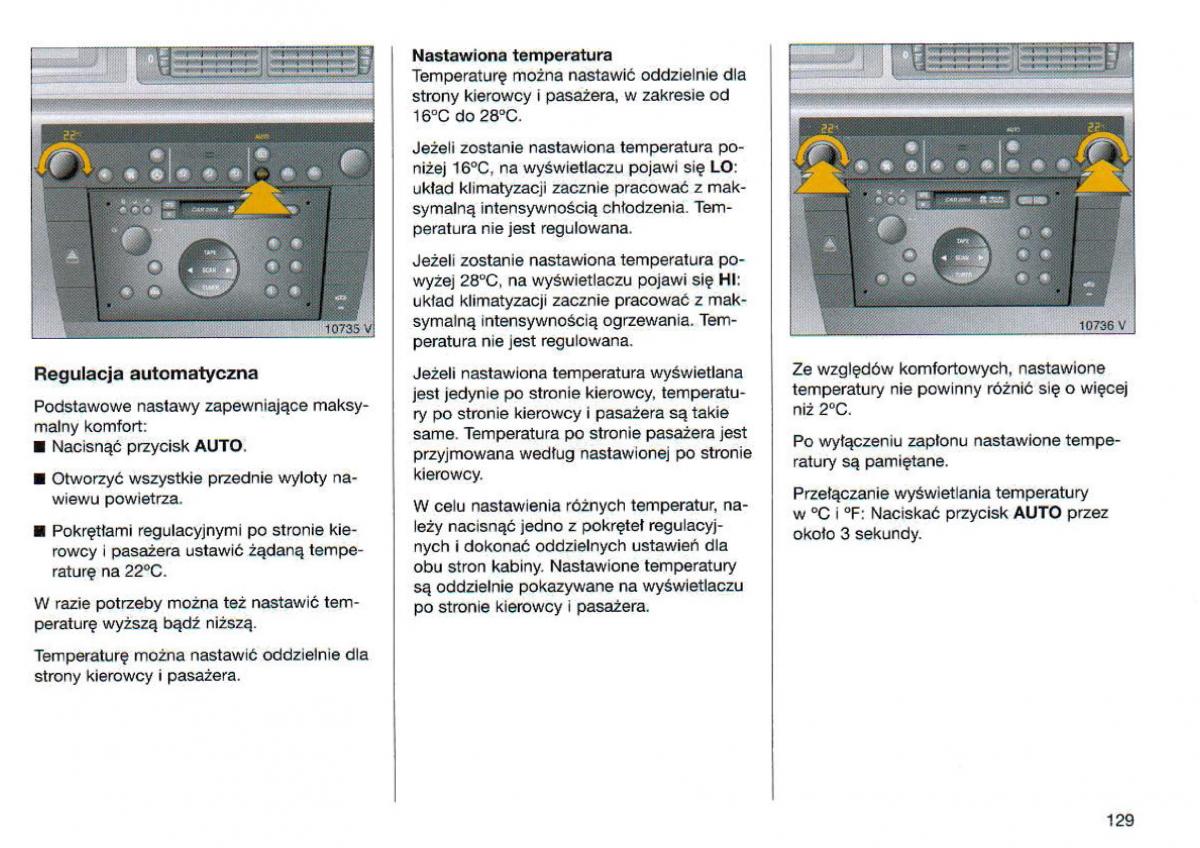 Opel Omega Vauxhall Omega B FL instrukcja obslugi / page 130