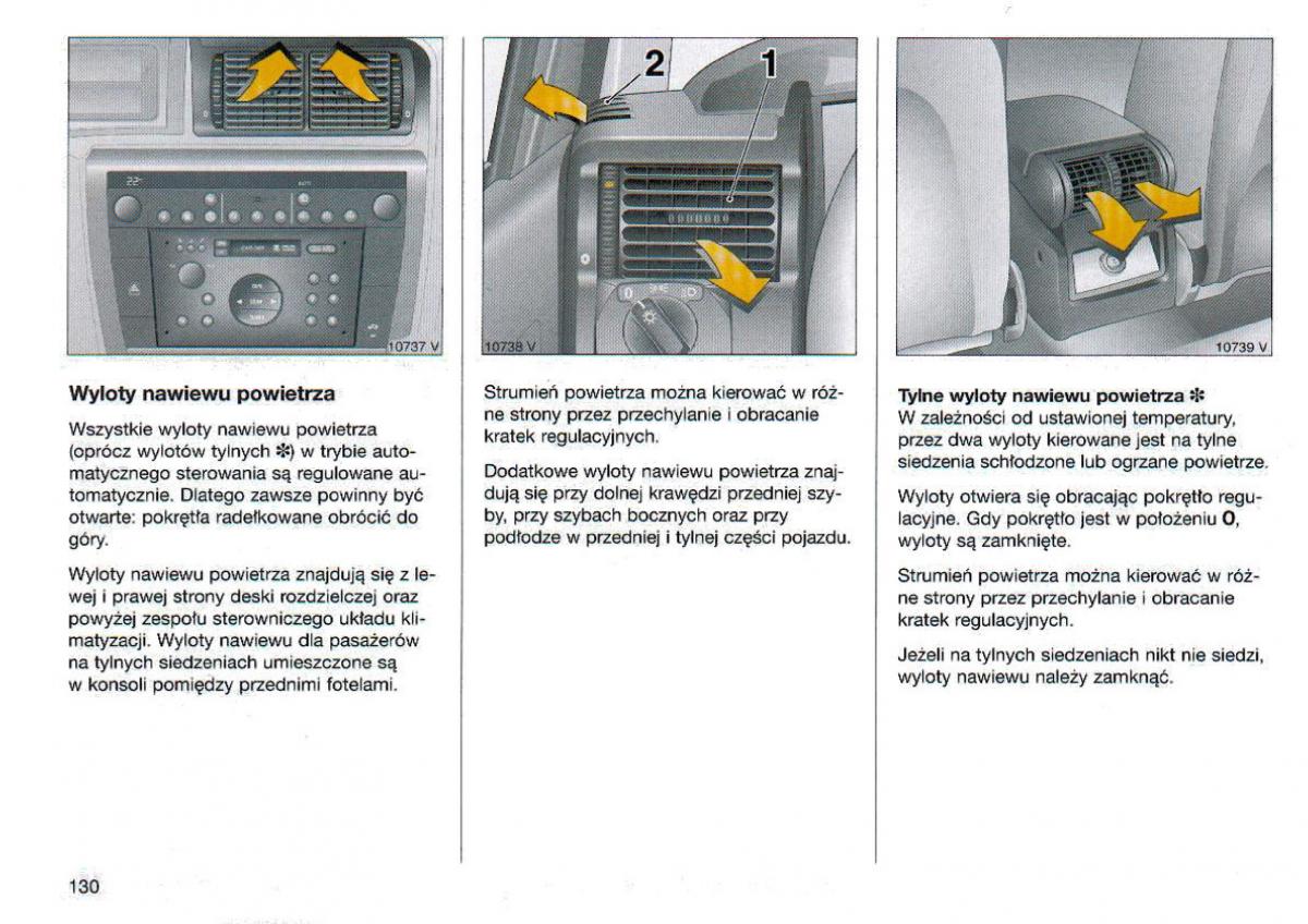 Opel Omega Vauxhall Omega B FL instrukcja obslugi / page 131