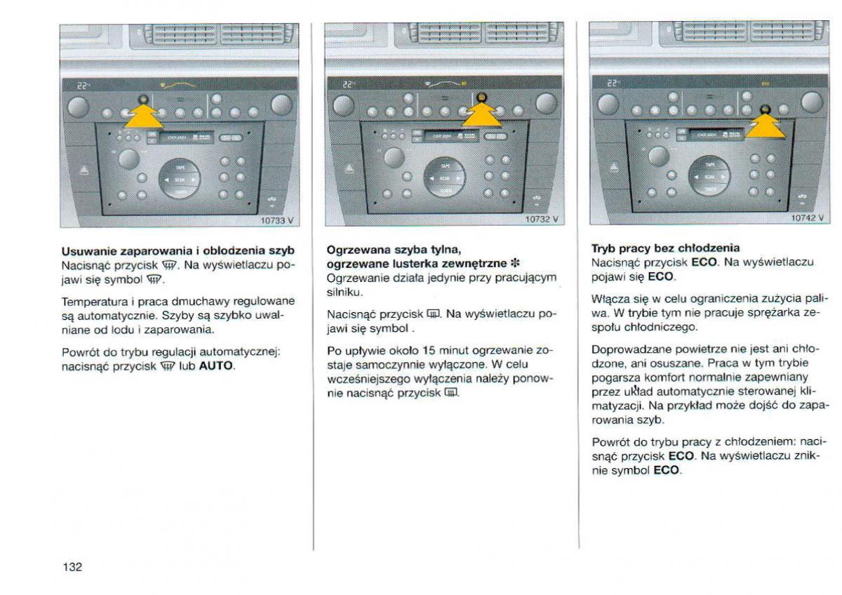 Opel Omega Vauxhall Omega B FL instrukcja obslugi / page 133