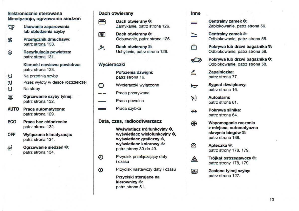 Opel Omega Vauxhall Omega B FL instrukcja obslugi / page 14