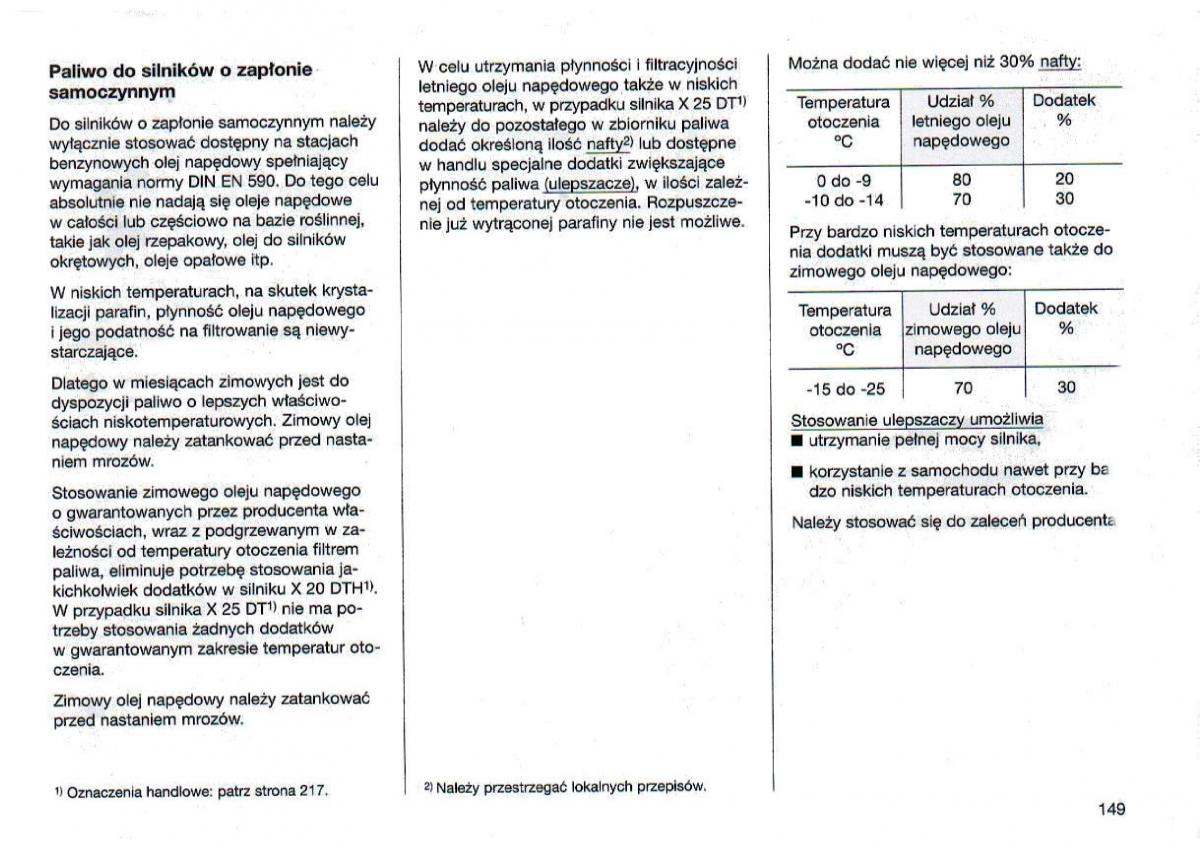 Opel Omega Vauxhall Omega B FL instrukcja obslugi / page 150