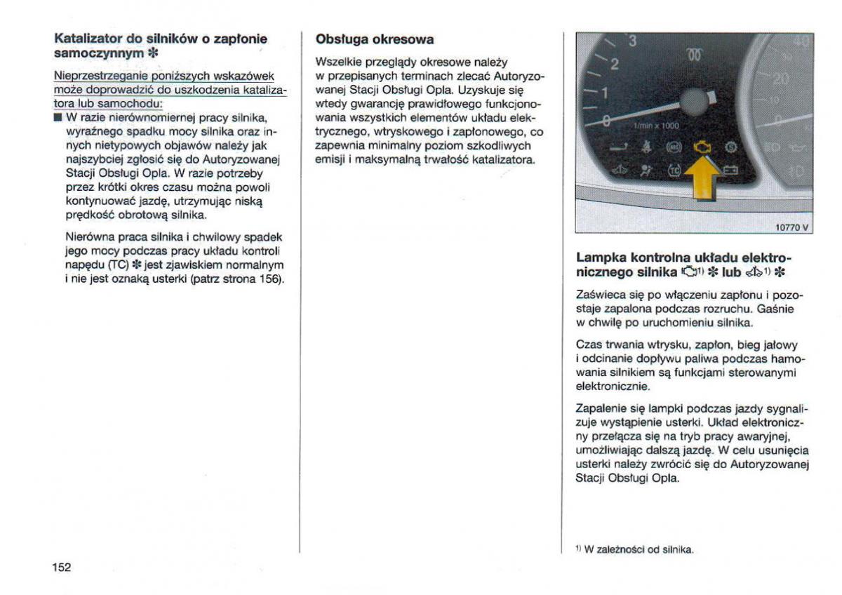 Opel Omega Vauxhall Omega B FL instrukcja obslugi / page 153