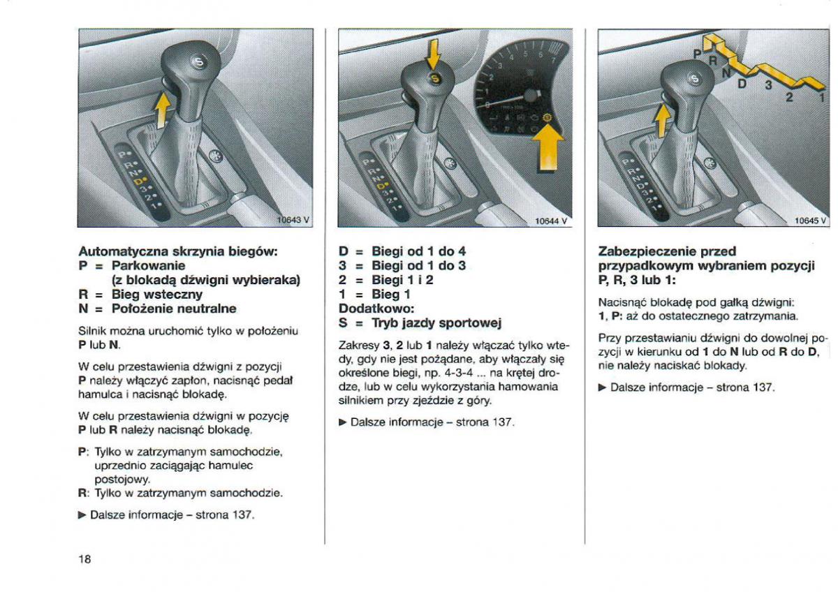 Opel Omega Vauxhall Omega B FL instrukcja obslugi / page 19