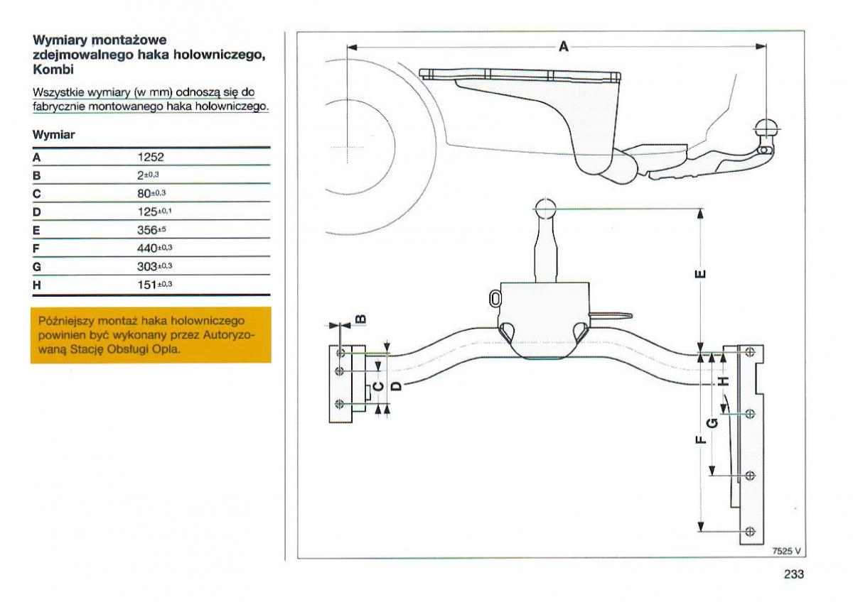 Opel Omega Vauxhall Omega B FL instrukcja obslugi / page 233