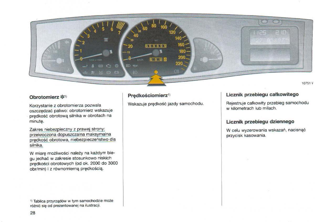 Opel Omega Vauxhall Omega B FL instrukcja obslugi / page 29