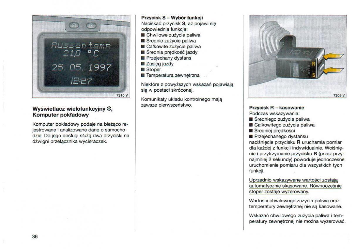 Opel Omega Vauxhall Omega B FL instrukcja obslugi / page 37