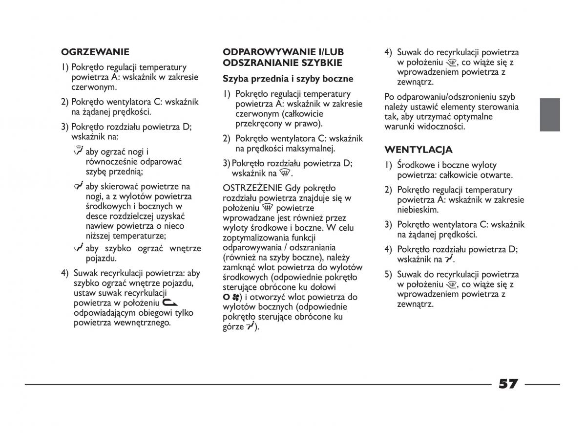 Fiat Strada IV 4 RAM 750 instrukcja obslugi / page 59