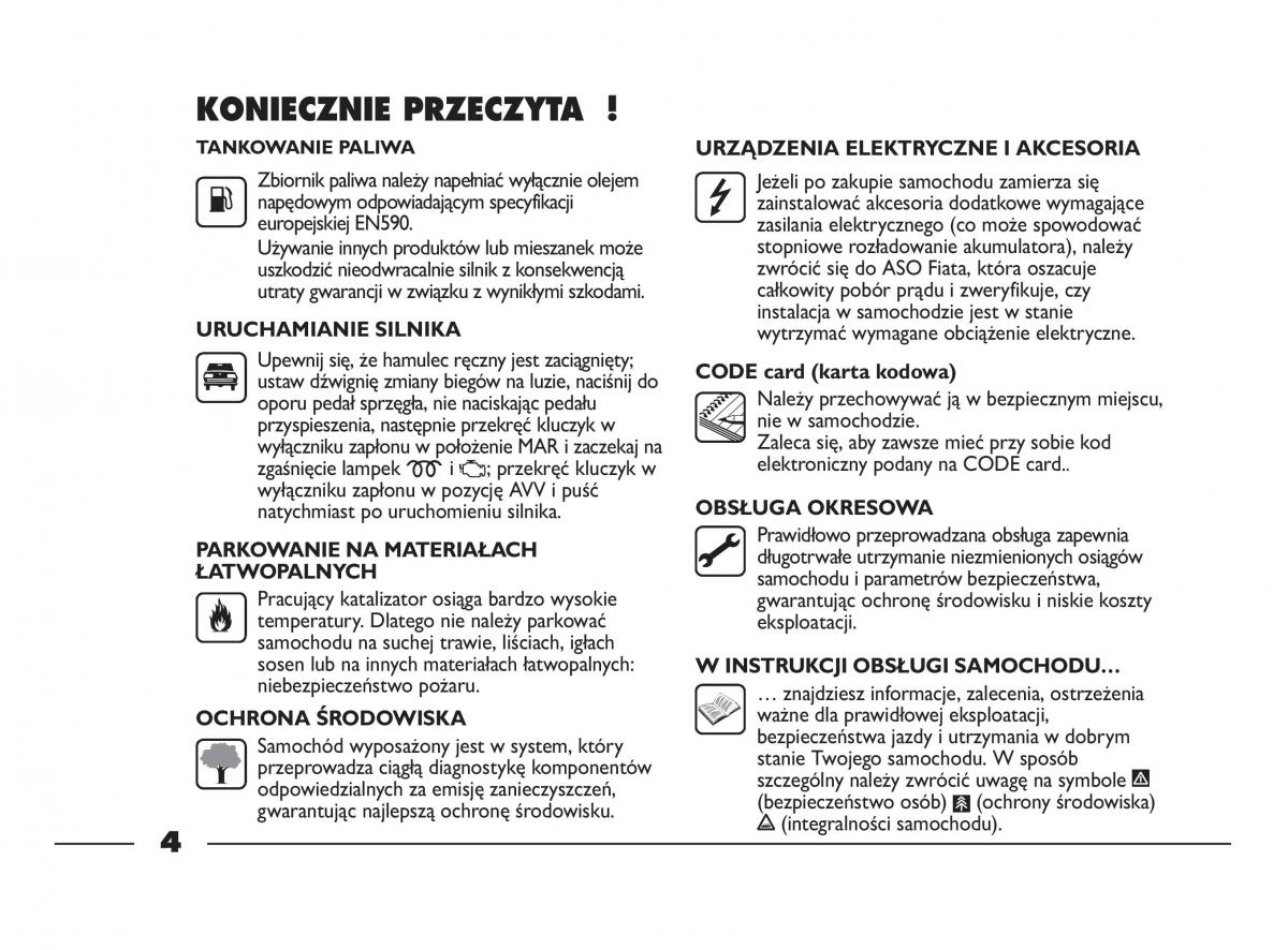 Fiat Strada IV 4 RAM 750 instrukcja obslugi / page 6