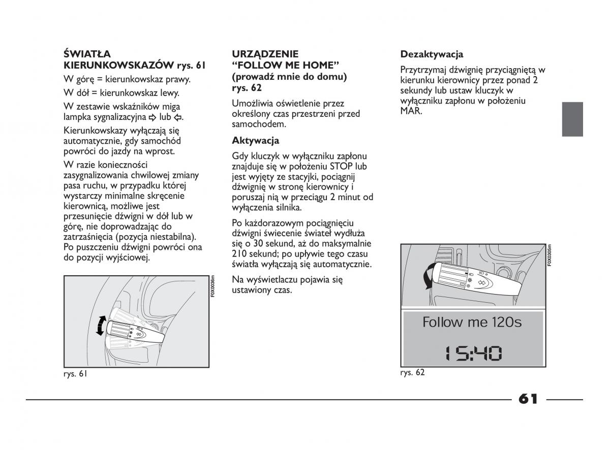 Fiat Strada IV 4 RAM 750 instrukcja obslugi / page 63