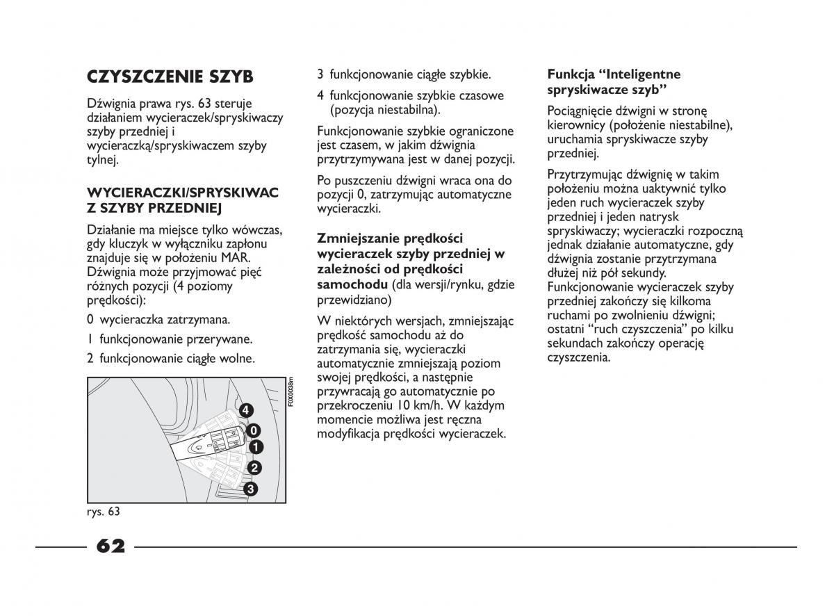 Fiat Strada IV 4 RAM 750 instrukcja obslugi / page 64