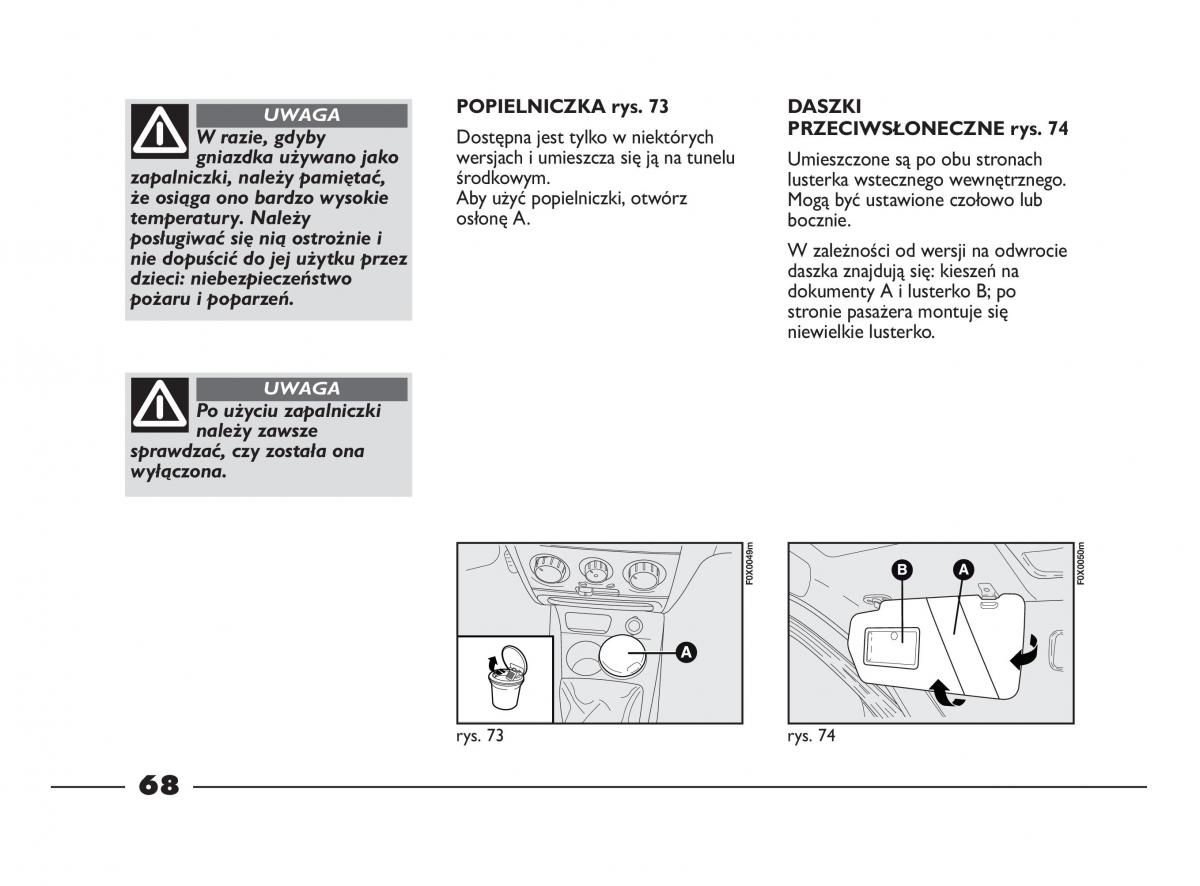 Fiat Strada IV 4 RAM 750 instrukcja obslugi / page 70