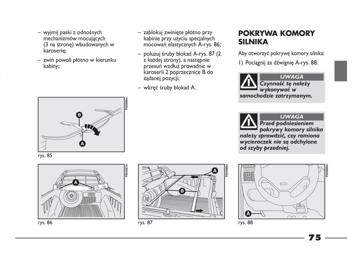 Fiat Strada IV 4 RAM 750 instrukcja obslugi / page 77