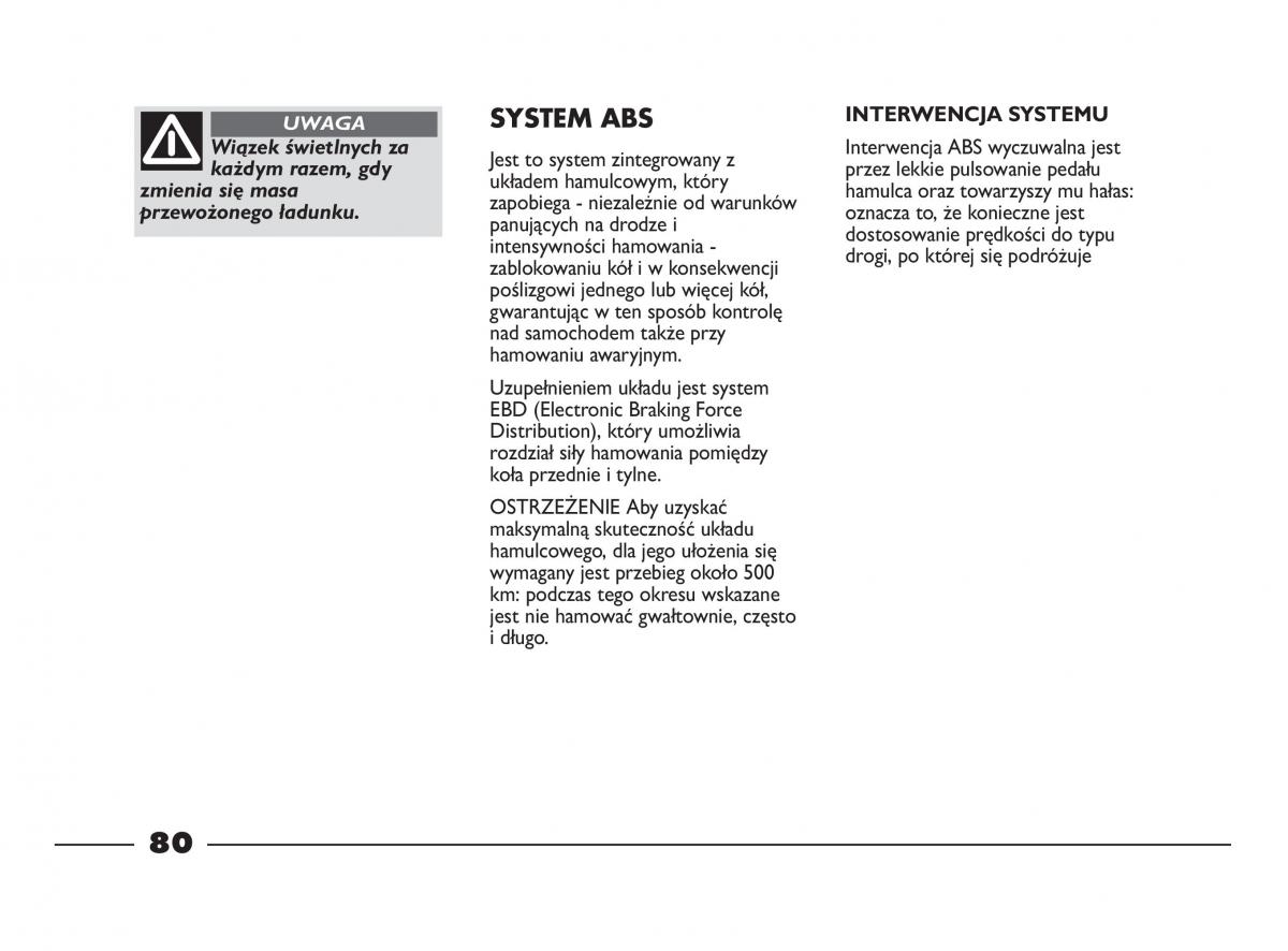 Fiat Strada IV 4 RAM 750 instrukcja obslugi / page 82