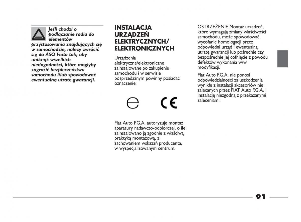 Fiat Strada IV 4 RAM 750 instrukcja obslugi / page 93