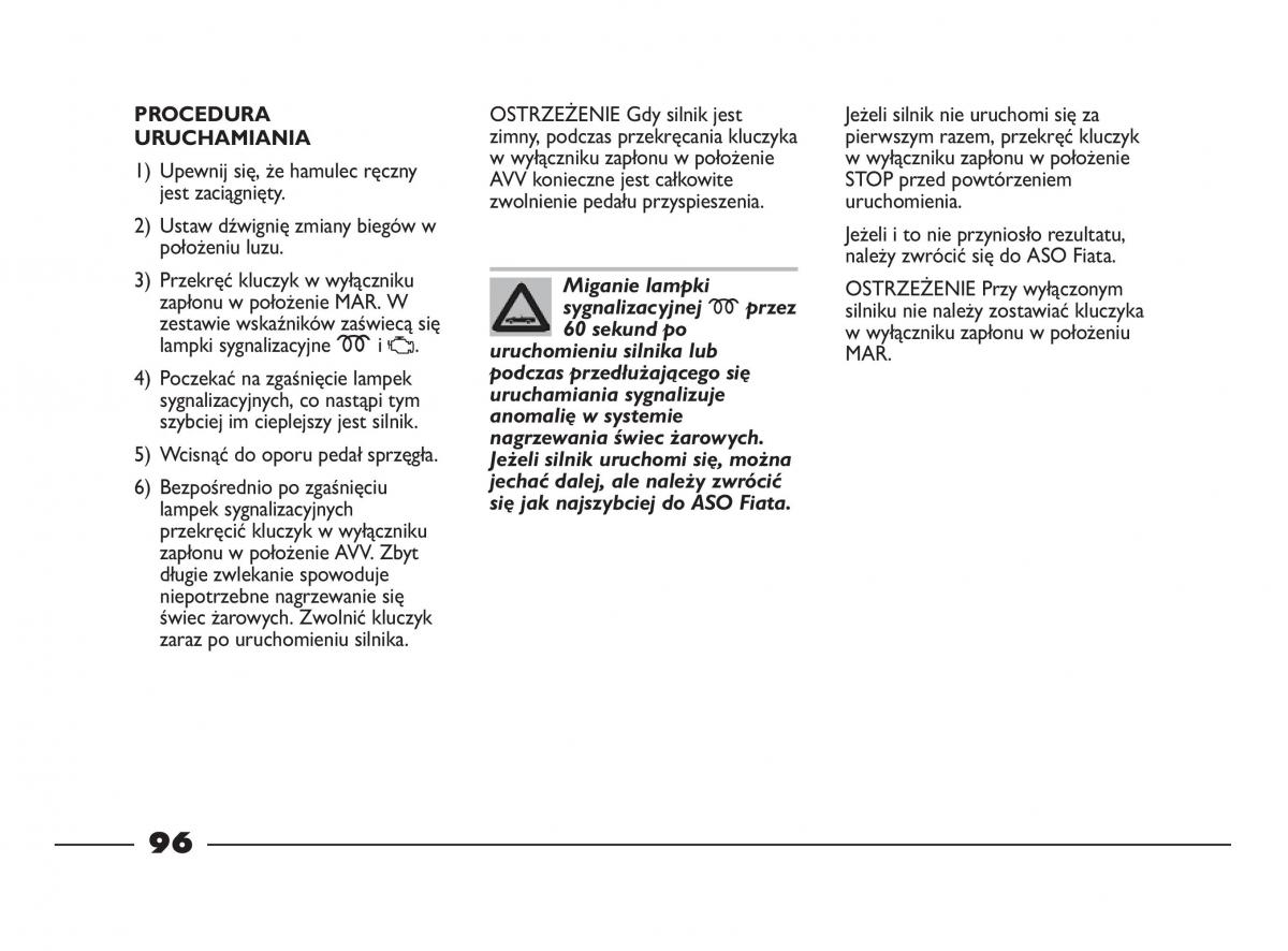 Fiat Strada IV 4 RAM 750 instrukcja obslugi / page 98