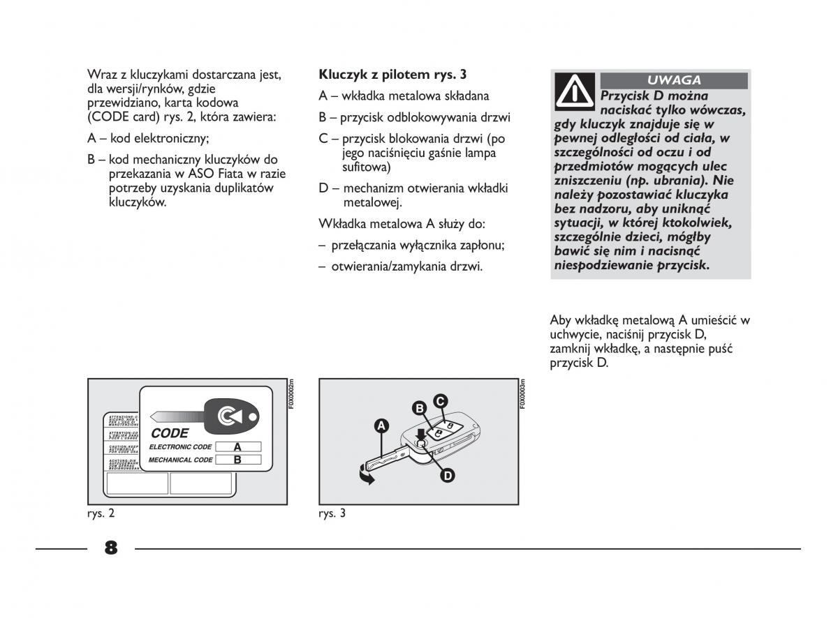 Fiat Strada IV 4 RAM 750 instrukcja obslugi / page 10