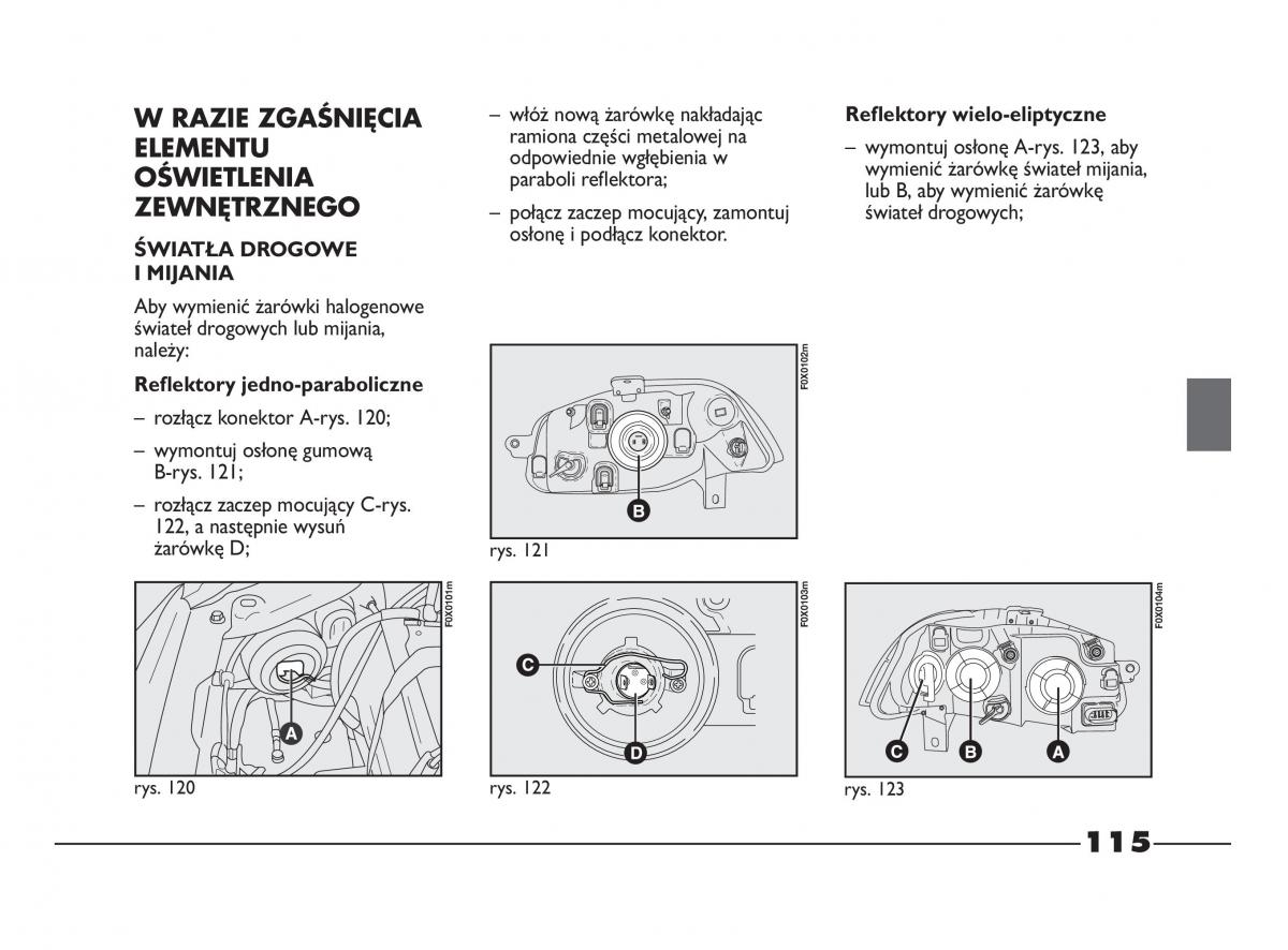 Fiat Strada IV 4 RAM 750 instrukcja obslugi / page 117