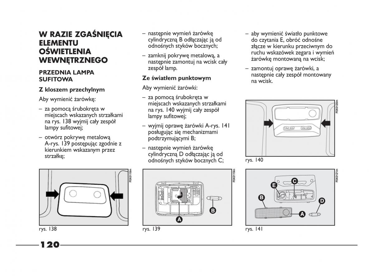 Fiat Strada IV 4 RAM 750 instrukcja obslugi / page 122