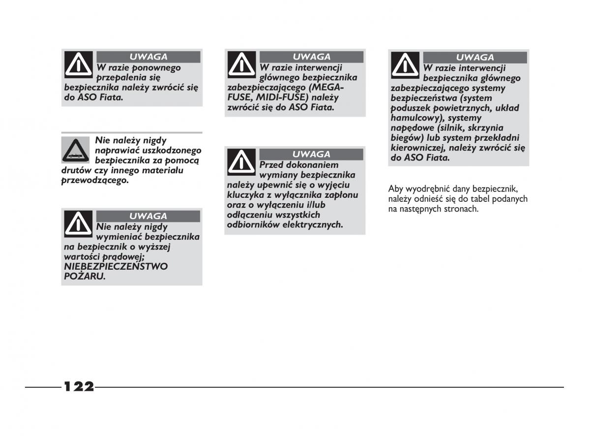 Fiat Strada IV 4 RAM 750 instrukcja obslugi / page 124