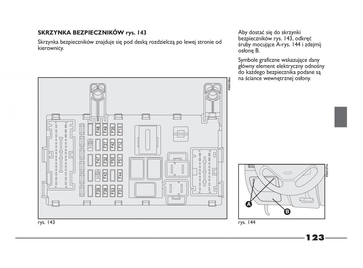 Fiat Strada IV 4 RAM 750 instrukcja obslugi / page 125