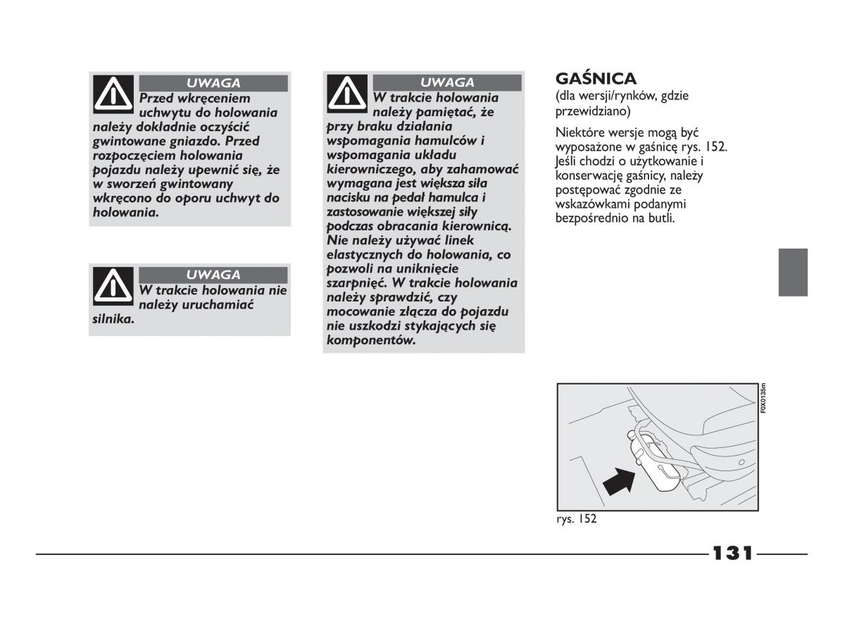 Fiat Strada IV 4 RAM 750 instrukcja obslugi / page 133