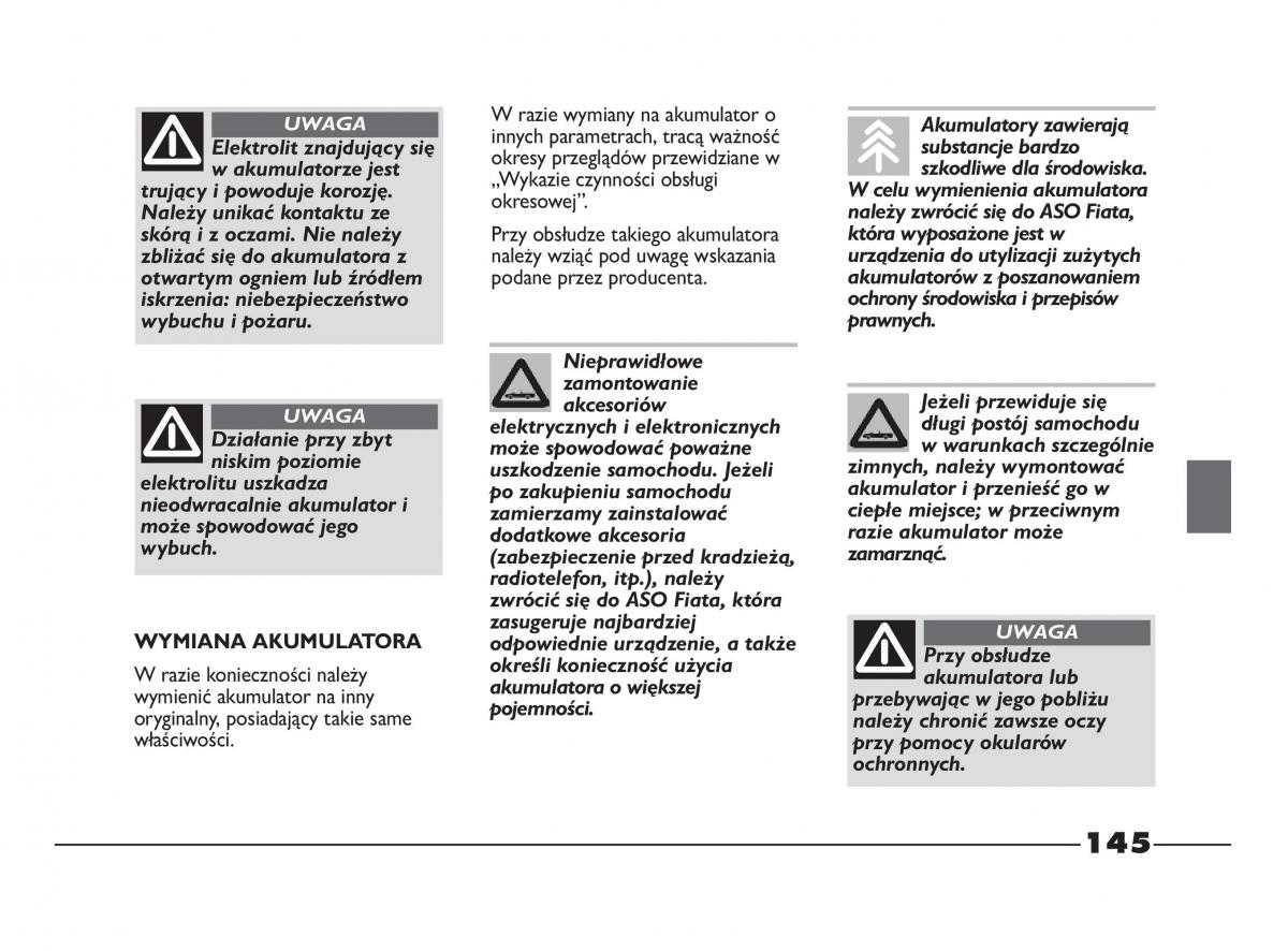 Fiat Strada IV 4 RAM 750 instrukcja obslugi / page 147