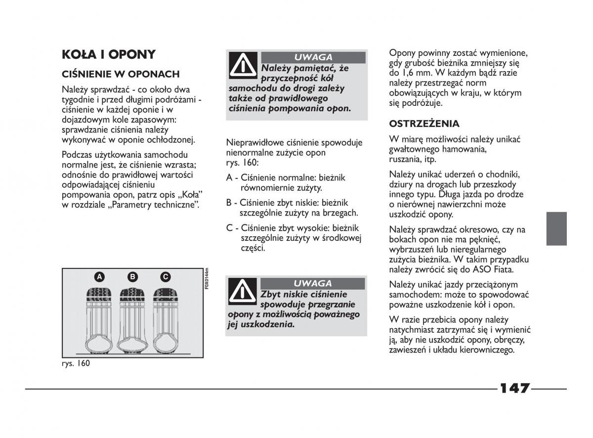 Fiat Strada IV 4 RAM 750 instrukcja obslugi / page 149