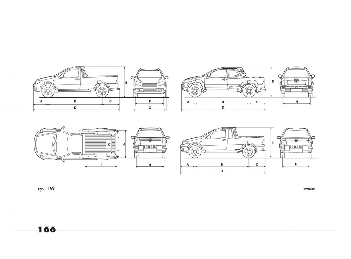 Fiat Strada IV 4 RAM 750 instrukcja obslugi / page 168