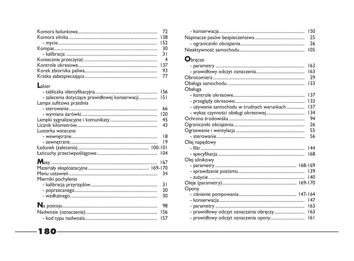 Fiat Strada IV 4 RAM 750 instrukcja obslugi / page 182