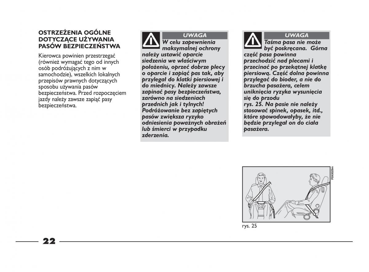 Fiat Strada IV 4 RAM 750 instrukcja obslugi / page 24