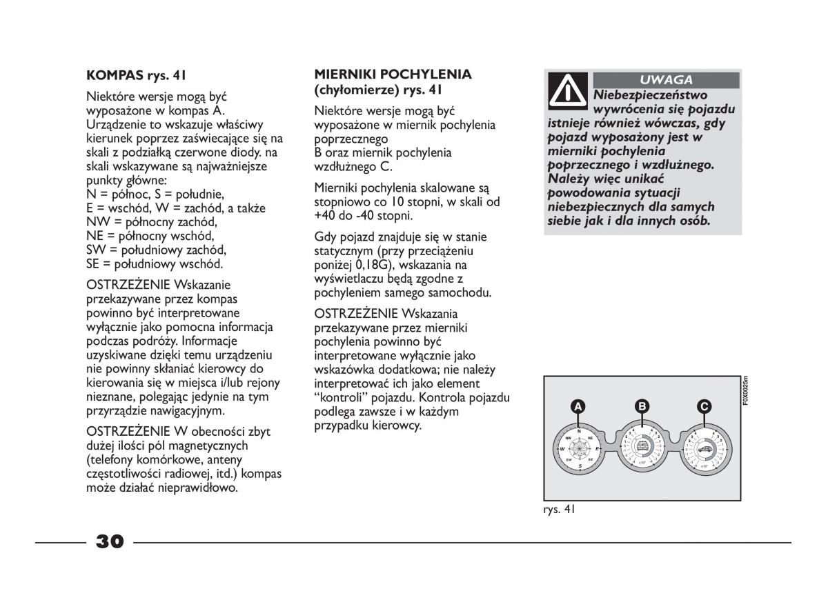 Fiat Strada IV 4 RAM 750 instrukcja obslugi / page 32