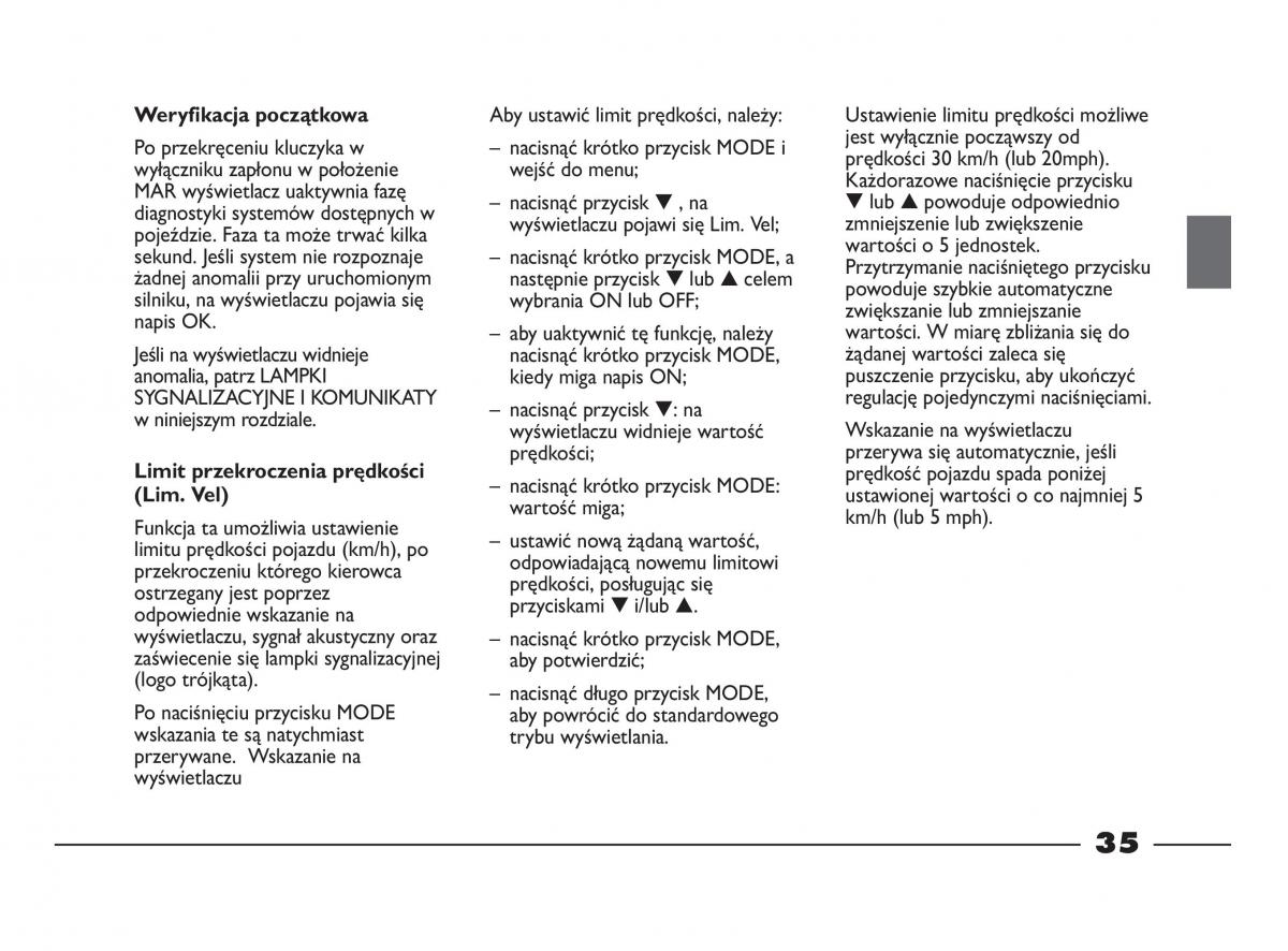 Fiat Strada IV 4 RAM 750 instrukcja obslugi / page 37