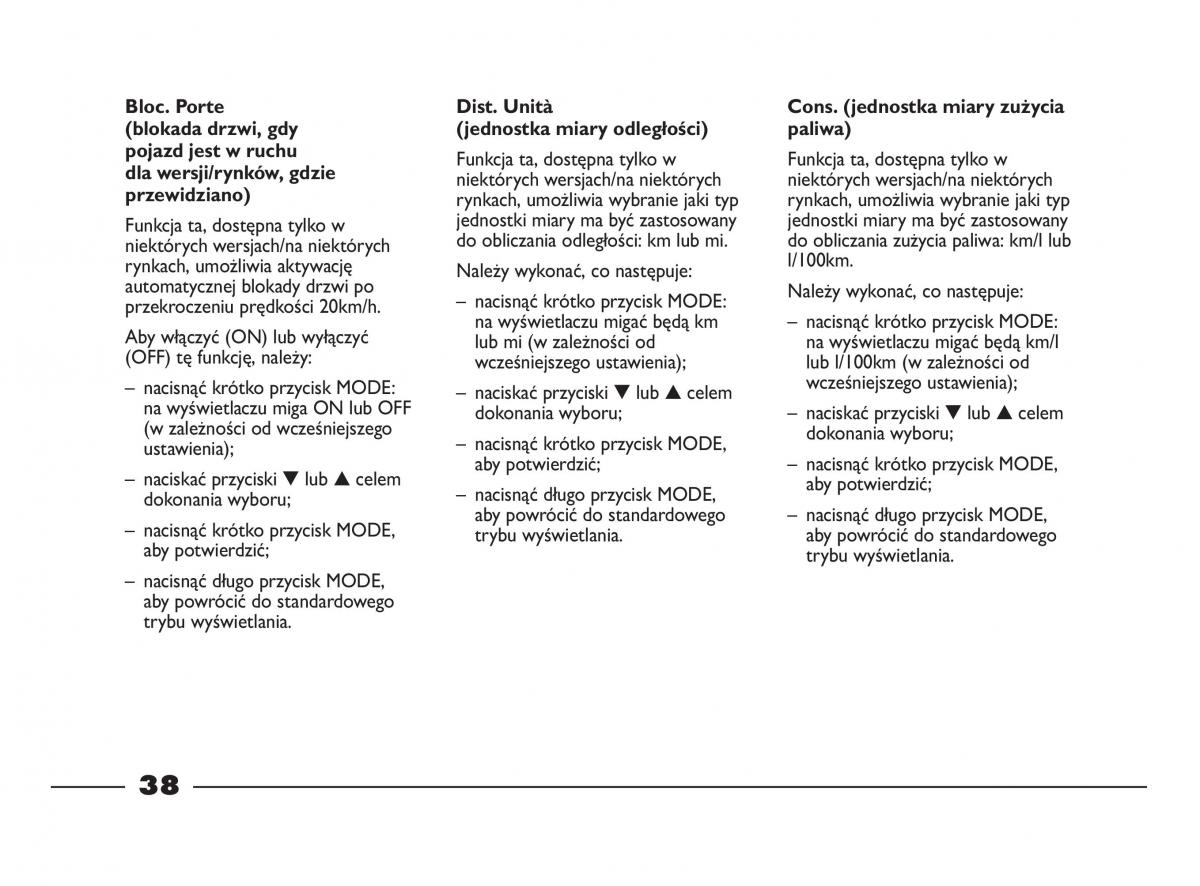 Fiat Strada IV 4 RAM 750 instrukcja obslugi / page 40