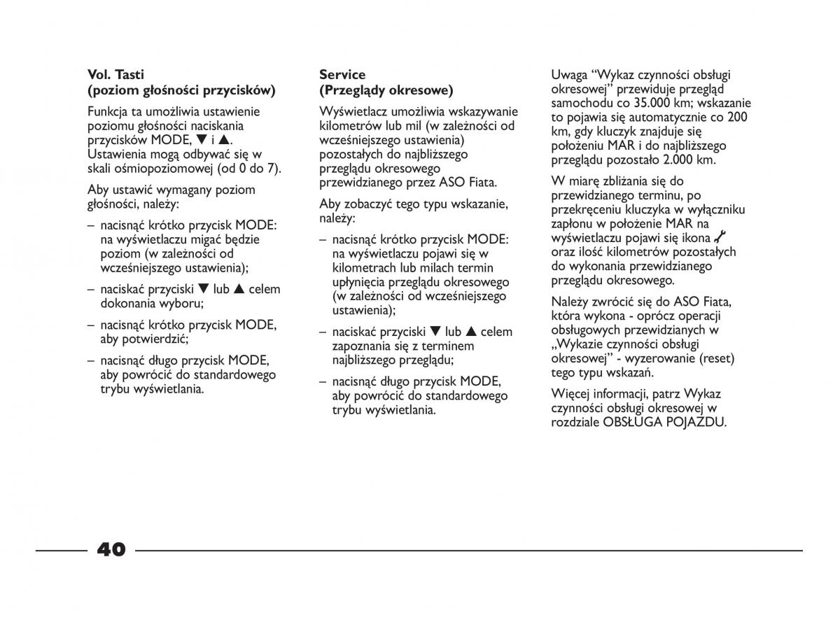 Fiat Strada IV 4 RAM 750 instrukcja obslugi / page 42