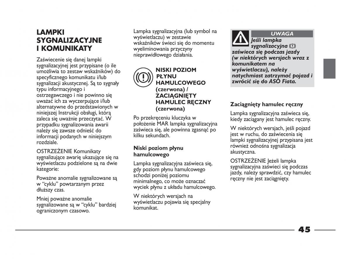 Fiat Strada IV 4 RAM 750 instrukcja obslugi / page 47