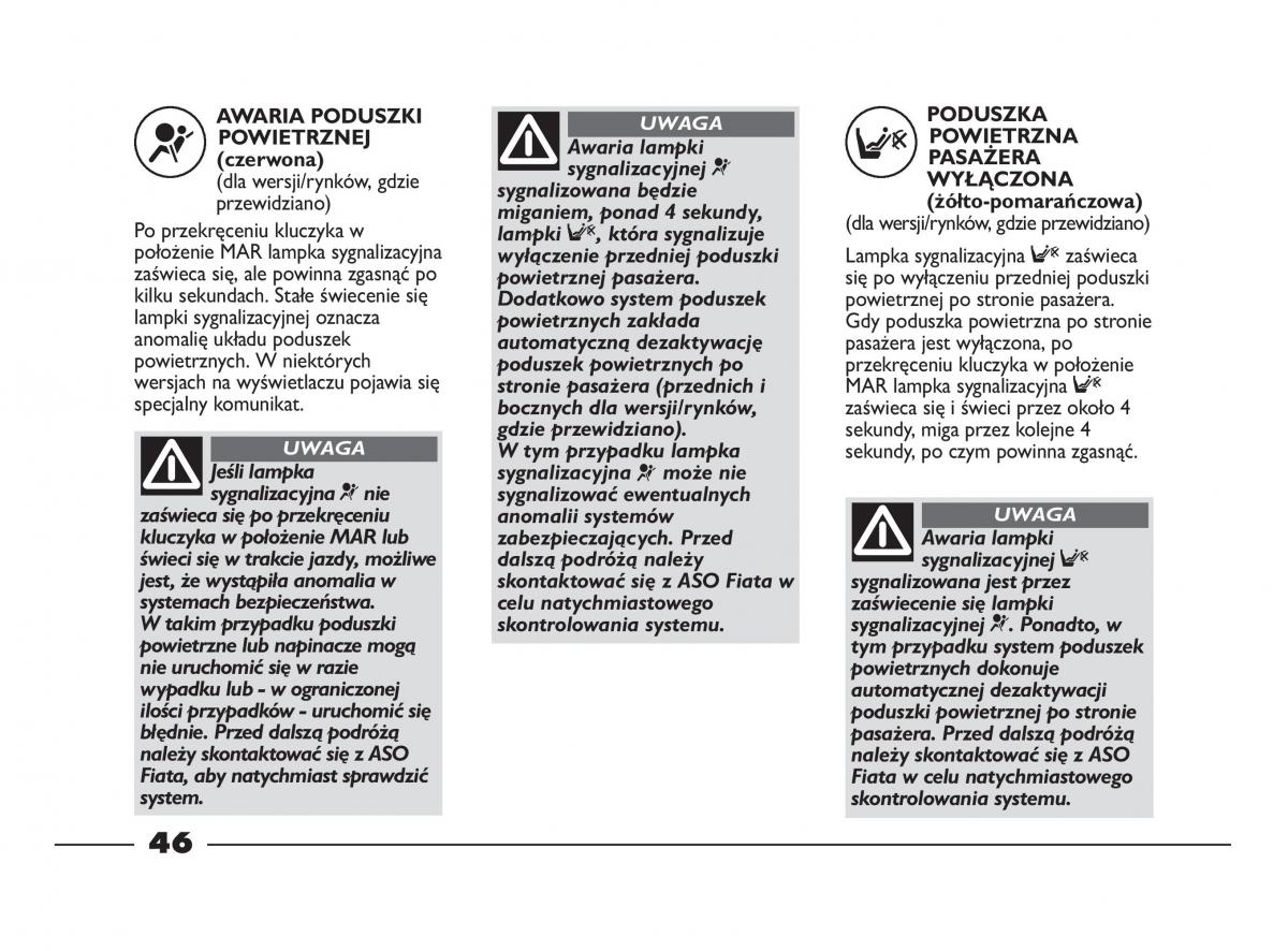 Fiat Strada IV 4 RAM 750 instrukcja obslugi / page 48