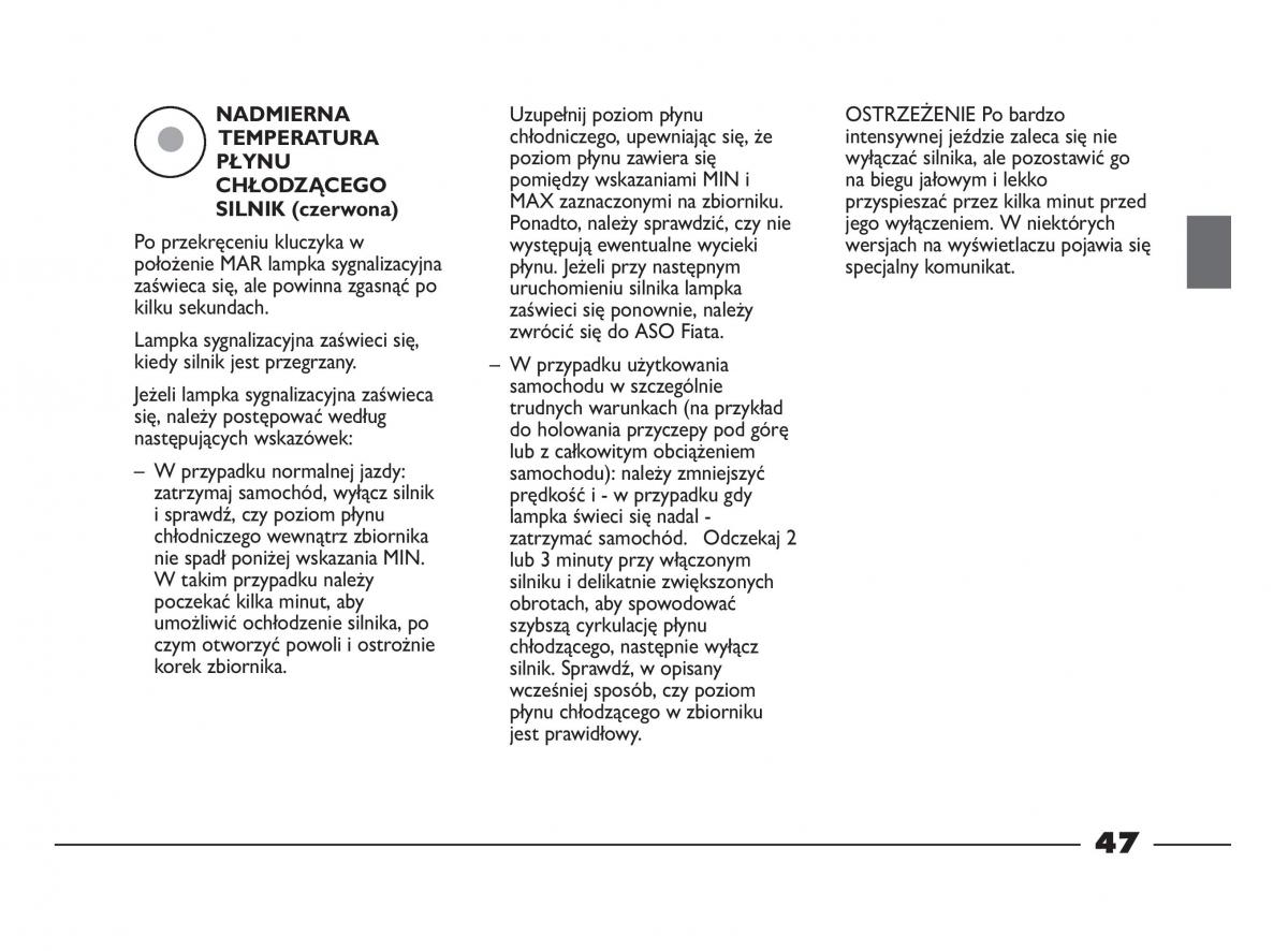 Fiat Strada IV 4 RAM 750 instrukcja obslugi / page 49