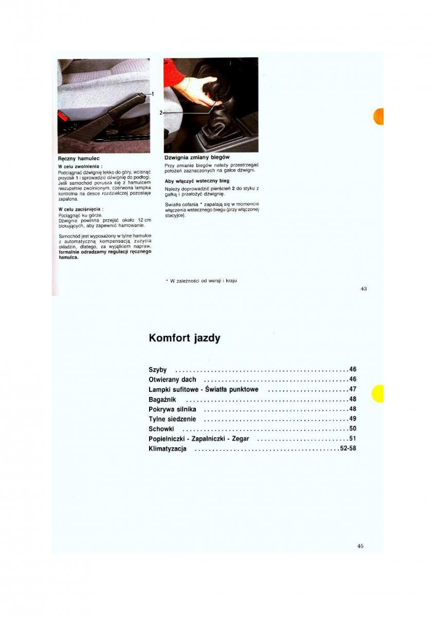 Renault 19 instrukcja obslugi / page 22