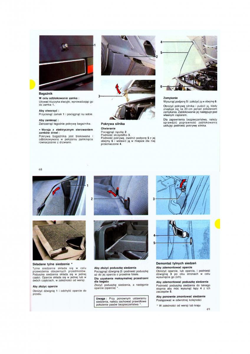 Renault 19 instrukcja obslugi / page 24