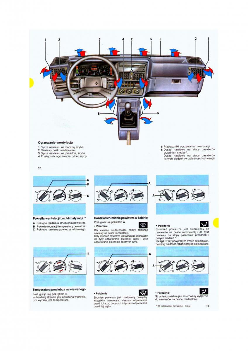 Renault 19 instrukcja obslugi / page 26