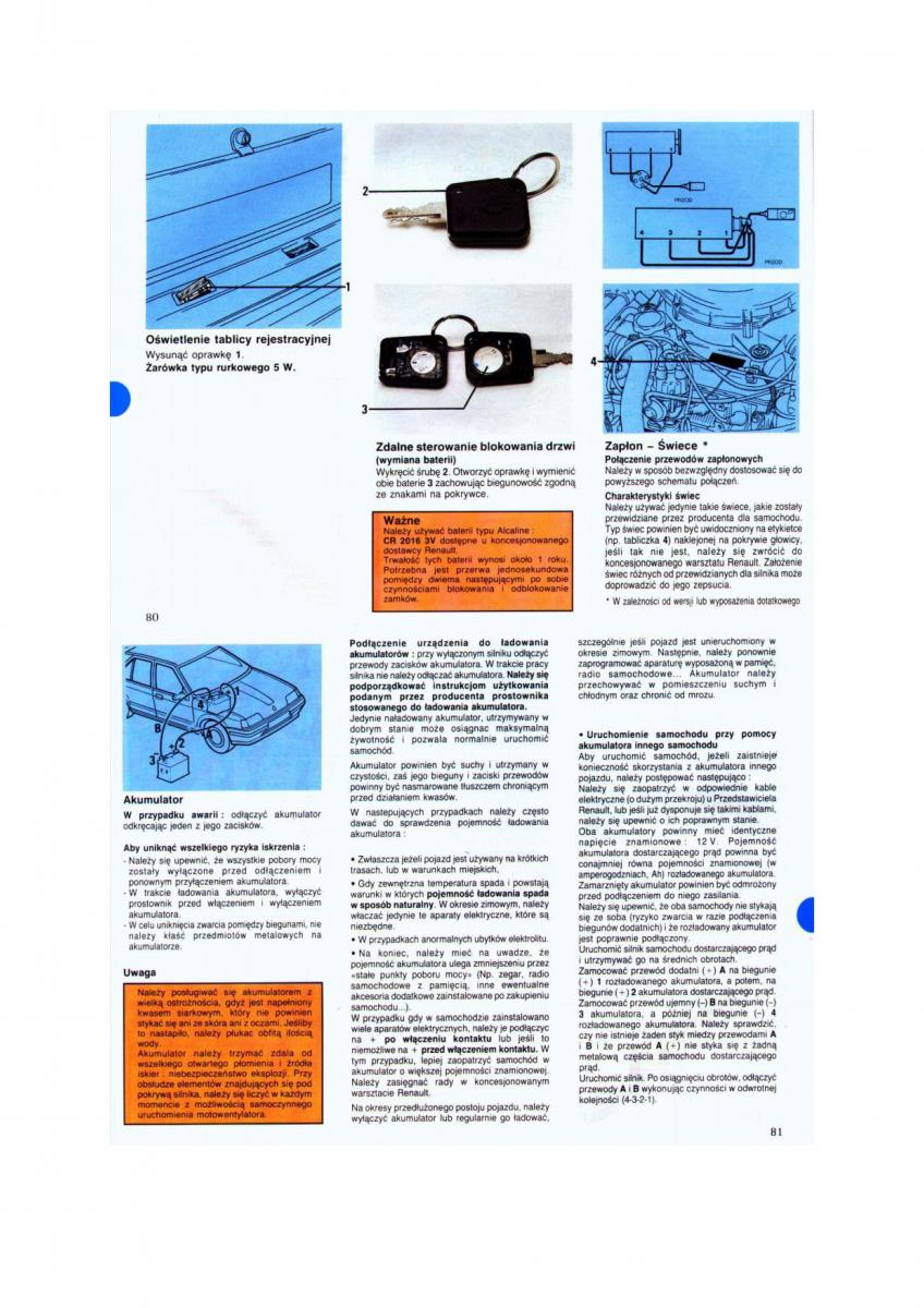 Renault 19 instrukcja obslugi / page 41