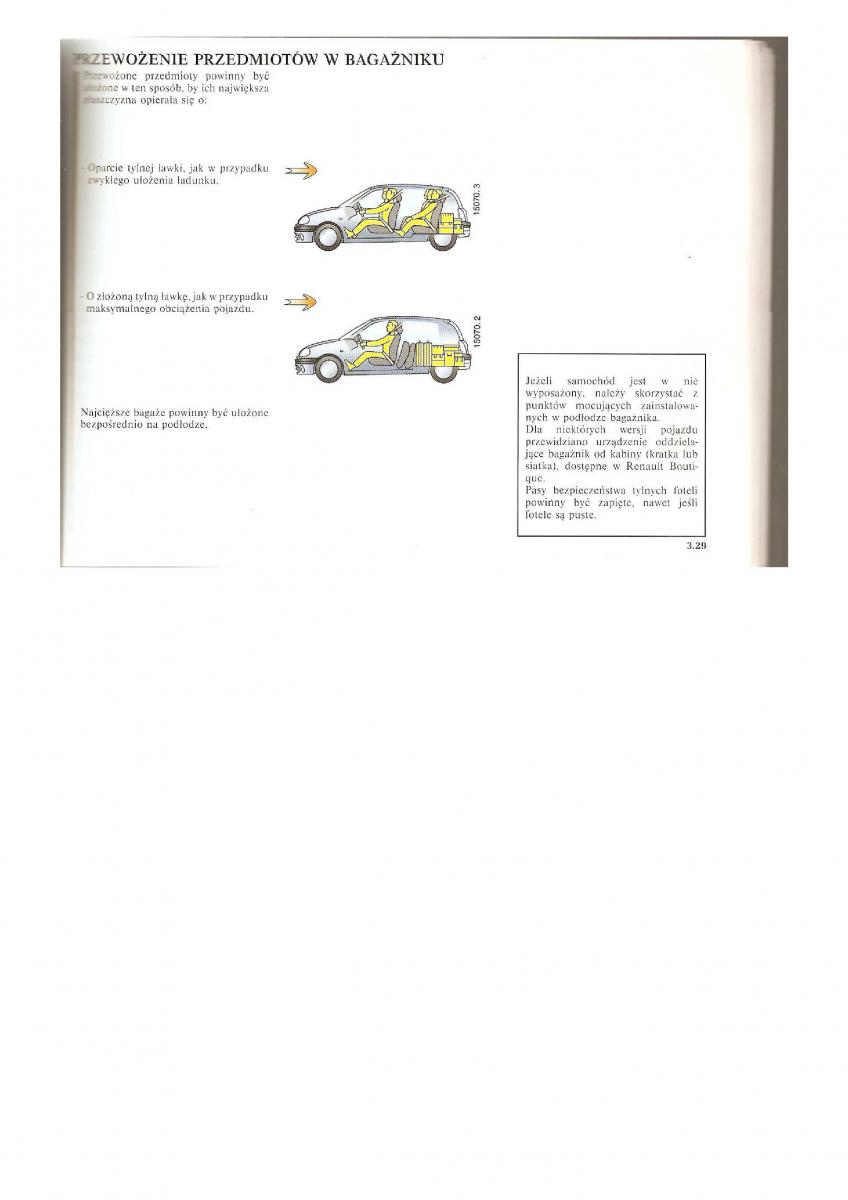 Renault Clio II PHI instrukcja obslugi / page 107