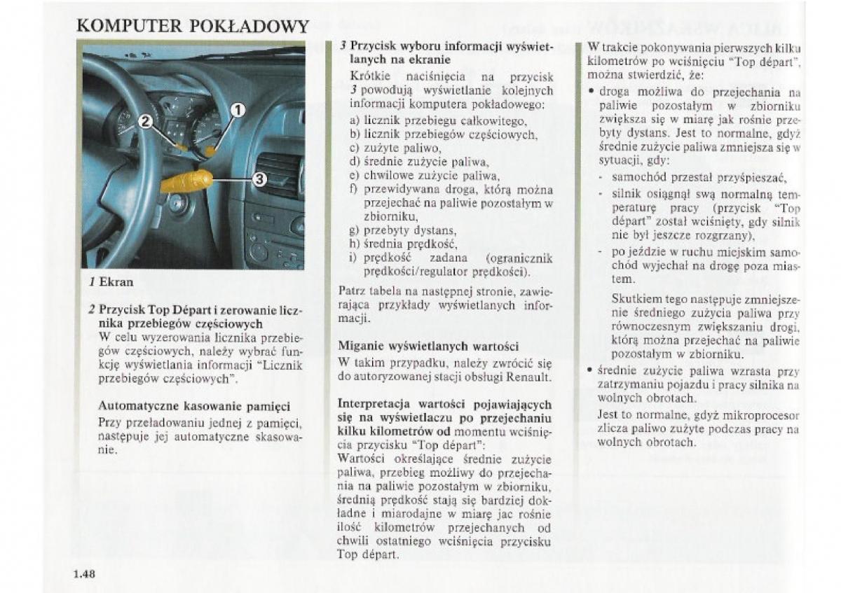 Renault Clio II PHII instrukcja obslugi / page 56