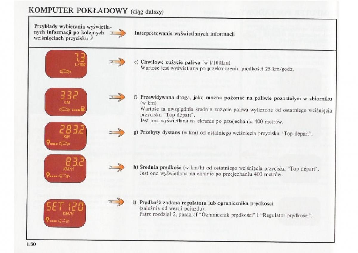 Renault Clio II PHII instrukcja obslugi / page 58