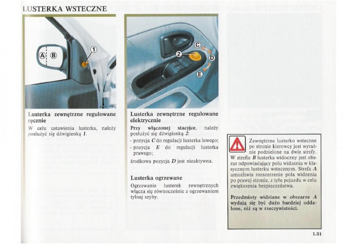 Renault Clio II PHII instrukcja obslugi / page 59