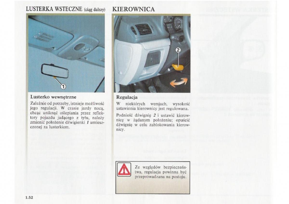 Renault Clio II PHII instrukcja obslugi / page 60