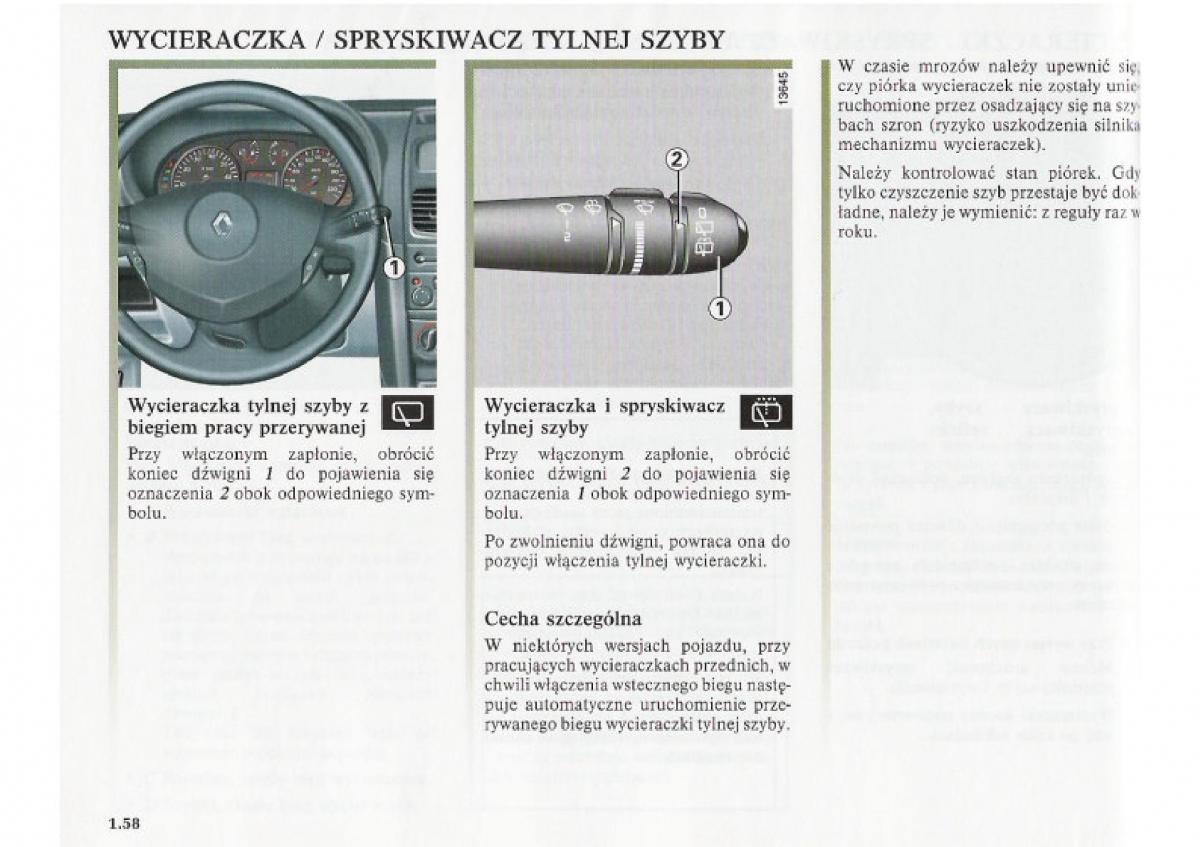 Renault Clio II PHII instrukcja obslugi / page 66