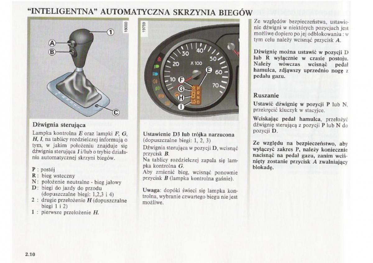 Renault Clio II PHII instrukcja obslugi / page 80