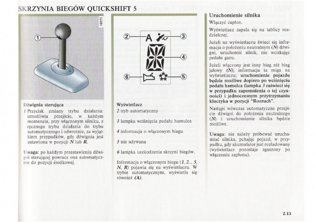 Renault Clio II PHII instrukcja obslugi / page 83